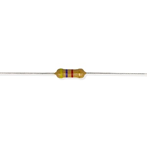 electronic spices 20pcs 1k ohm  2watt 5 tolerance 1k mr  ohm mf through hole resistors axial lead