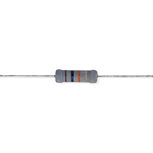 electronic spices 20pcs 10k ohm  2watt 5 tolerance 10k mr  ohm mf through hole resistors axial lead