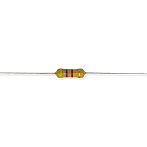 electronic spices 20pcs 1k ohm  2watt 5 tolerance 1k mr  ohm mf through hole resistors axial lead