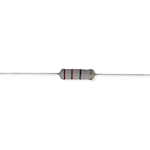 electronic spices 20pcs 22 ohm  2watt 5 tolerance 22 mr  ohm mf through hole resistors axial lead