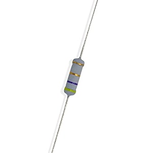 electronic spices 20pcs 47 ohm  2watt 5 tolerance 47 mr  ohm mf through hole resistors axial lead