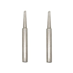 electronic spices 25 watt replacement nickel plated soldering iron bit-pack of 2