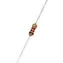 Electronic Spices 50Pcs 1.2k Ohm (?) 1/4w (0.25 watt) ±5% Tolerance 1.2k MR ? ohm MF Through Hole Resistors Axial Lead