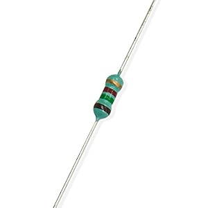 electronic spices 50pcs 15k ohm  14w 025 watt 5 tolerance 15k mr  ohm mf through hole resistors axial lead