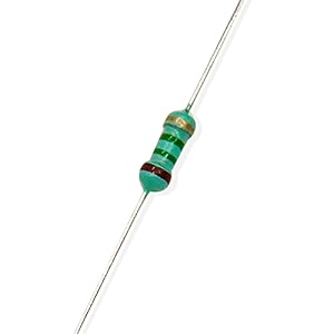 electronic spices 50pcs 15m ohm  14w 025 watt 5 tolerance 15m mr  ohm mf through hole resistors axial lead