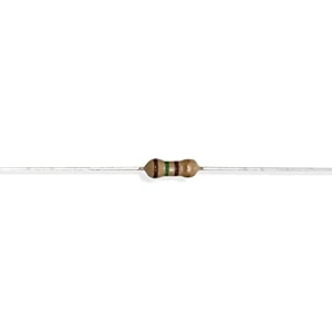 electronic spices 50pcs 150 ohm  14w 025 watt 5 tolerance 150 mr  ohm mf through hole resistors axial lead