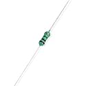 Electronic Spices 50Pcs 1M Ohm (Ω) 1/4w (0.25 watt) ±5% Tolerance 1M MR Ω ohm MF Through Hole Resistors Axial Lead