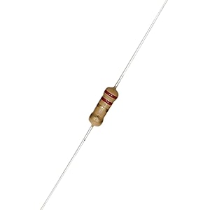 electronic spices 50pcs 22 ohm  14w 025 watt 5 tolerance 22 mr  ohm mf through hole resistors axial lead