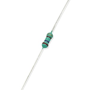 electronic spices 50pcs 27k ohm  14w 025 watt 5 tolerance 27k mr  ohm mf through hole resistors axial lead