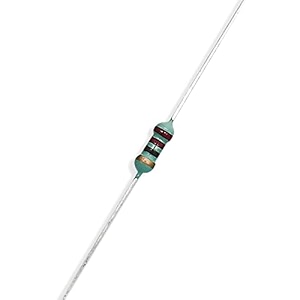 electronic spices 50pcs 22 ohm  14w 025 watt 5 tolerance 22 mr  ohm mf through hole resistors axial lead