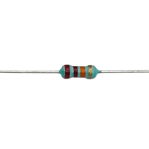 electronic spices 50pcs 22k ohm  14w 025 watt 5 tolerance 22k mr  ohm mf through hole resistors axial lead