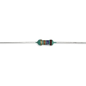 electronic spices 50pcs 27k ohm  14w 025 watt 5 tolerance 27k mr  ohm mf through hole resistors axial lead