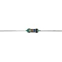 Electronic Spices 50Pcs 27K Ohm (Ω) 1/4w (0.25 watt) ±5% Tolerance 27K MR Ω ohm MF Through Hole Resistors Axial Lead