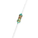 Electronic Spices 50Pcs 3.3 Ohm (?) 1/4w (0.25 watt) ±5% Tolerance 3.3 MR ? ohm MF Through Hole Resistors Axial Lead