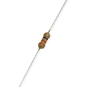 electronic spices 50pcs 1k ohm  14w 025 watt 5 tolerance 1k mr  ohm mf through hole resistors axial lead