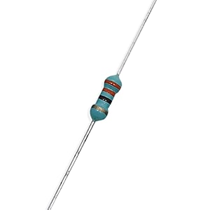 electronic spices 50pcs 330 ohm  14w 025 watt 5 tolerance 330 mr  ohm mf through hole resistors axial lead
