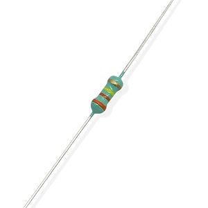 electronic spices 50pcs 330k ohm  14w 025 watt 5 tolerance 330k mr  ohm mf through hole resistors axial lead