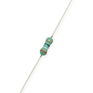 electronic spices 50pcs 1k ohm  14w 025 watt 5 tolerance 1k mr  ohm mf through hole resistors axial lead