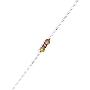 electronic spices 50pcs 47k ohm  14w 025 watt 5 tolerance 47k mr  ohm mf through hole resistors axial lead
