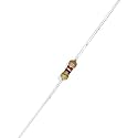 Electronic Spices 50Pcs 4.7K Ohm (Ω) 1/4w (0.25 watt) ±5% Tolerance 4.7K MR Ω ohm MF Through Hole Resistors Axial Lead