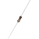Electronic Spices 50Pcs 1k Ohm (Ω) 1/4w (0.25 watt) ±5% Tolerance 1k MR Ω ohm MF Through Hole Resistors Axial Lead