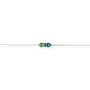 electronic spices 50pcs 68 ohm  14w 025 watt 5 tolerance 68 mr  ohm mf through hole resistors axial lead