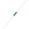 Electronic Spices 50Pcs 680 Ohm (Ω) 1/4w (0.25 watt) ±5% Tolerance 680 MR Ω ohm MF Through Hole Resistors Axial Lead