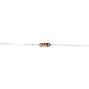 electronic spices 50pcs 820 ohm  14w 025 watt 5 tolerance 820 mr  ohm mf through hole resistors axial lead