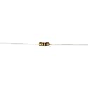 Electronic Spices 50Pcs 820 Ohm (Ω) 1/4w (0.25 watt) ±5% Tolerance 820 MR Ω ohm MF Through Hole Resistors Axial Lead