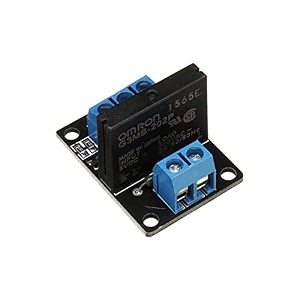 electronic spices 5v 1 channel low level solid state relay module 240v 2a output with resistive fuse