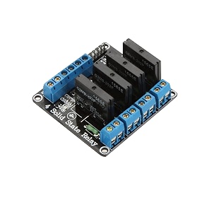 electronic spices 5v 4 channel low level solid state relay module 240v 2a output with resistive fuse