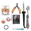 Electronic Spices 9 in 1 Combo of 60 Watt Soldering Iron Starter Kit for Project Work