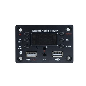 electronic spices digital audio player bluetooth mp3 decoding board module with inbuilt usbfmmicirtf