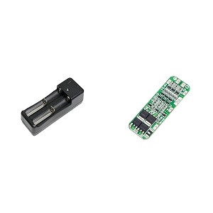 electronic spices li-ion battery universal charger dual 37v battery 18650 battery charger