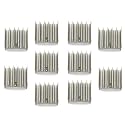 Electronic Spices PACK OF 10 Silver Tone Aluminium Radiator Heatsink 18x25x20