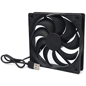 electronic spices pc cooling fan with usb connector for pc case cpu cooler 475 inch black 120x25mm