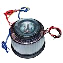 Electronic work Toroidal Transformer 45-0-45 10 Ampere with 12-0-12 with 0-12 3 Ampere for Mosfet Audio Amplifier Board Pure Copper with nut Bolt and Rubber
