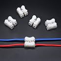 Electronicspices PACK OF 100 Cable Connector Clamp Spring Connector Terminal Block FOR Wire LED Strip Light Wire Connecting