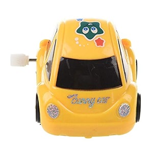 electroprime 5xyellow plastic wind-up clockwork racing car toy for children w3j8