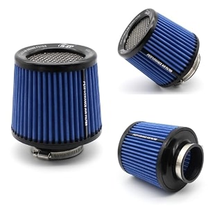 electroprime compatiable for xh-un077-079 car high flow cold cone engine air intake filter size63mmblue