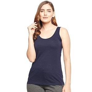 eleg amp stilance women39s sando tops innerwear sleeveless racerback tank top cotton round neck gym and workout spaghetti tops s till xl