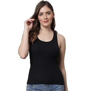 eleg amp stilance women39s camisole sando tops innerwear sleeveless tank top cotton round neck gym and workout spaghetti tops to size