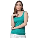 ELEG &amp; STILANCE Women's Sando Tops Innerwear Sleeveless Racerback Tank Top Cotton Round Neck Gym and Workout Spaghetti Tops (S Till XL)