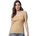 ELEG &amp; STILANCE Women's Camisole Sando Tops Innerwear Sleeveless Tank Top Cotton Round Neck Gym and Workout Spaghetti Tops to Size