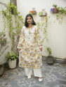 Elegance Hub Women Printed Straight Kurta