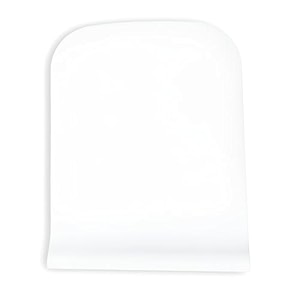 elegant casa-toilet seat cover rectangle shape pp commode cover easy installation stable hinges prevent shifting soft-closing colour white sleek design a-21 size 45x35 hinge hole distance 13-18 cm