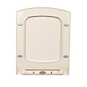 ELEGANT CASA Soft-Closing Rectangular PP Toilet Seat Cover Commode Cover Size 43 x 34 cm Adjustable Hinges Hole Distance 13-18 cm A-9 Off White Ivory - 1 Set