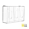 Elegant Creations Triple Hygiene Dispenser Station with a Lid - 3 Compartments.