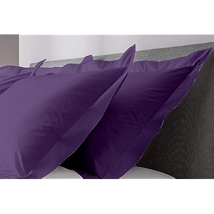 remium hotel quality 4 piece pillow shams 100 egyptian cotton 550 thread count pattern solid king lavender17  27