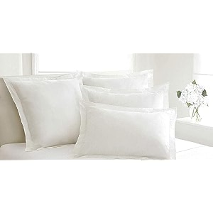 remium hotel quality 4 piece pillow shams 100 egyptian cotton 550 thread count pattern solid king white17  27